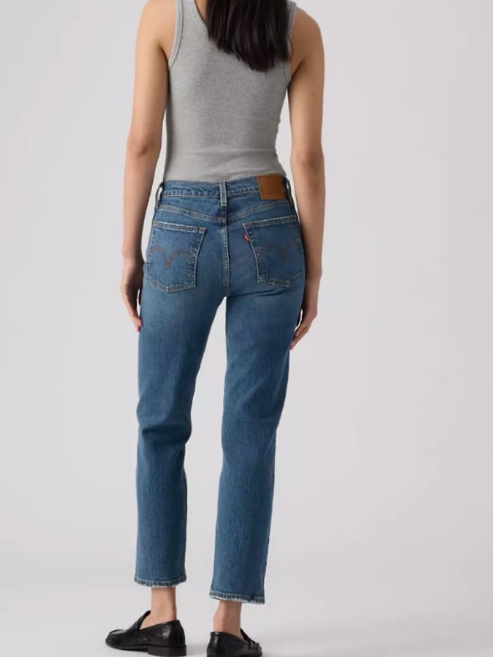 Levi’s Premium Wedgie Straight Button Fly High Rise Jeans - Picture 2 of 12
